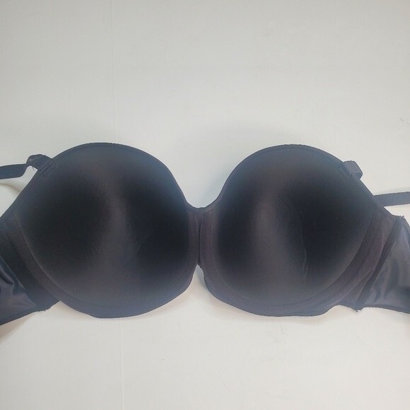 Maidenform SE0004 Strapless Bra 40D black 5 Ways Convertible Self Expressions - Picture 3 of 6